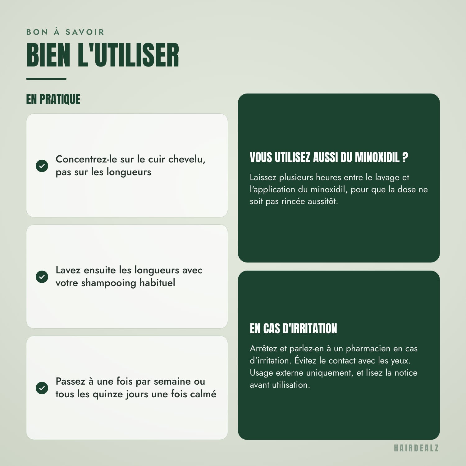 Bien utiliser Nizoral 1%