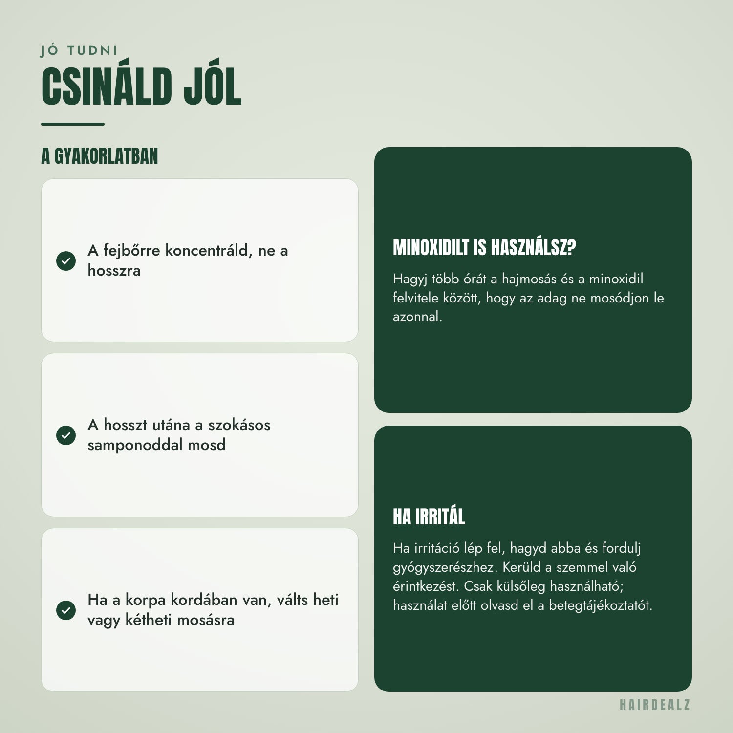 Így használd helyesen a Nizoral 1%-ot