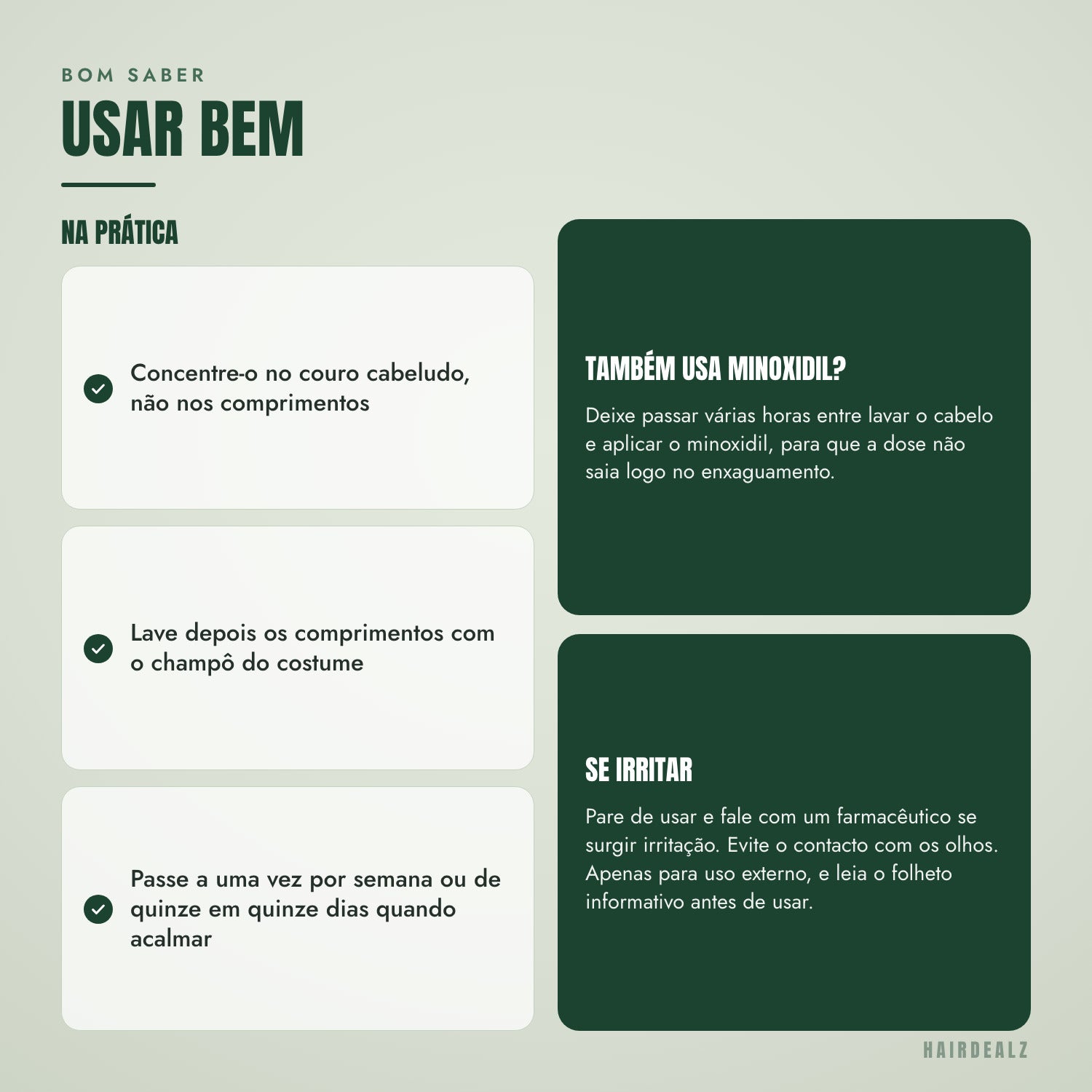 Usar bem o Nizoral 1%