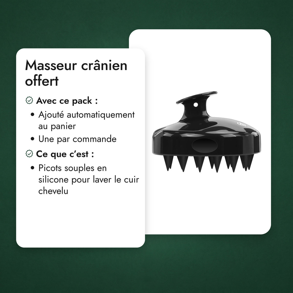 Masseur crânien offert