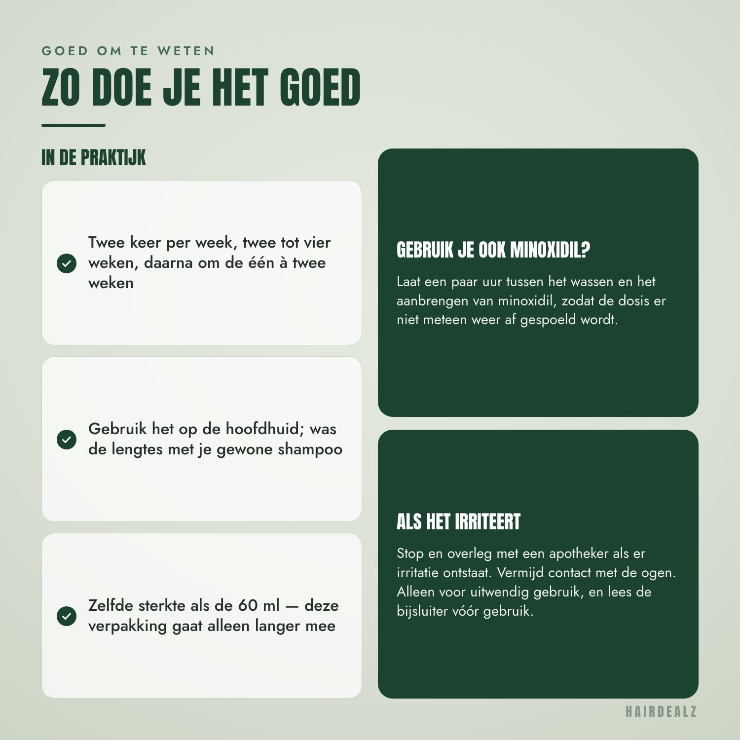 Zo gebruik je Nizoral 2% 100 ml goed