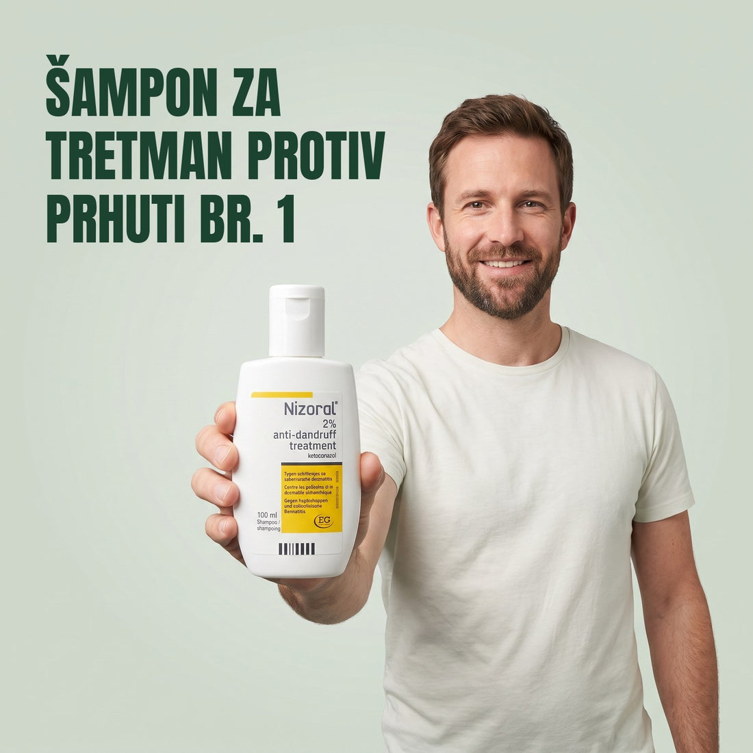 Nizoral 20 mg/g šampon protiv prhuti, tretman 2%, boca 100 ml s kutijom