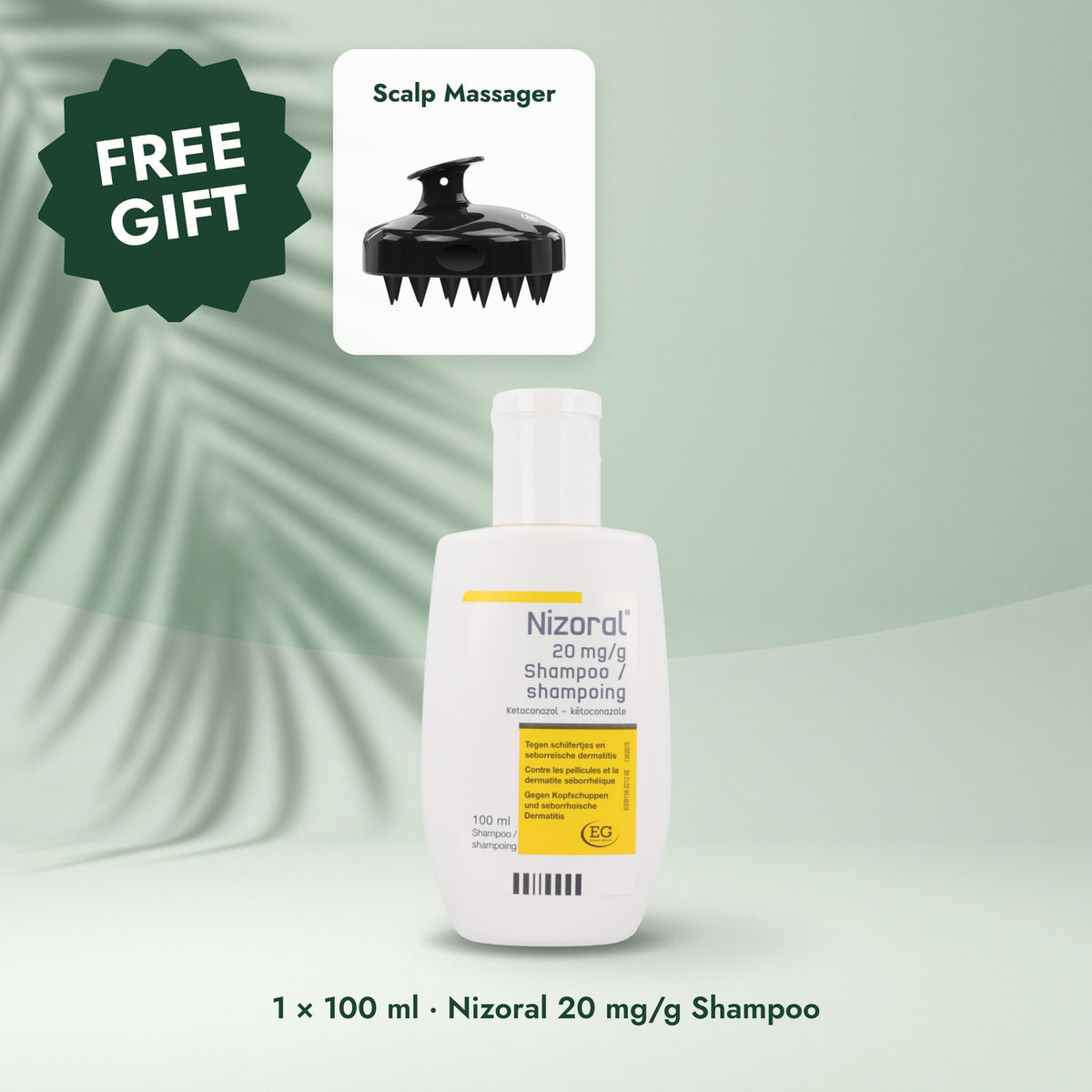 Nizoral 20 mg/g Shampoo: Nizoral Anti-Dandruff Treatment Shampoo 2% (100ml)