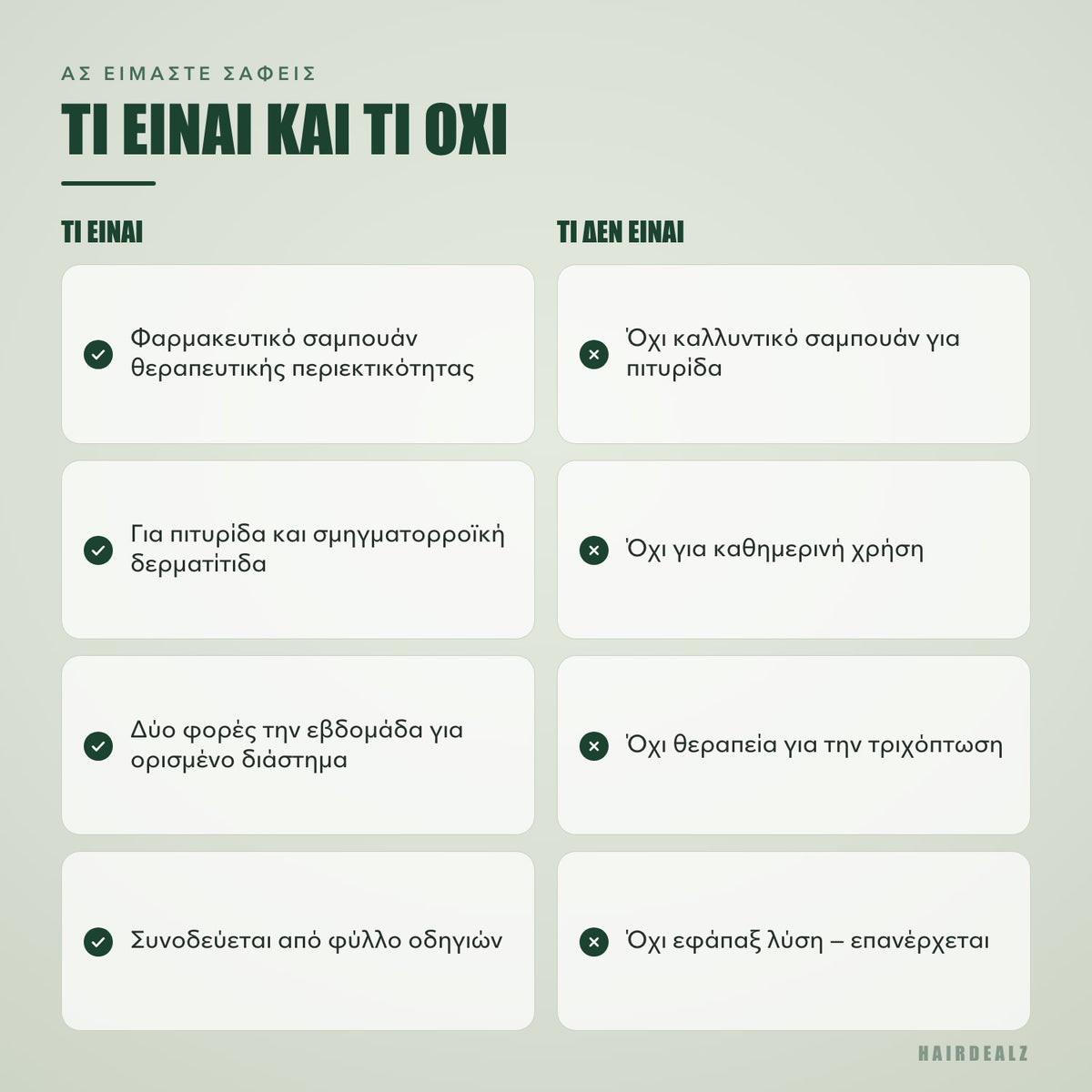 Τι είναι το Nizoral 2% 60 ml, και τι δεν είναι