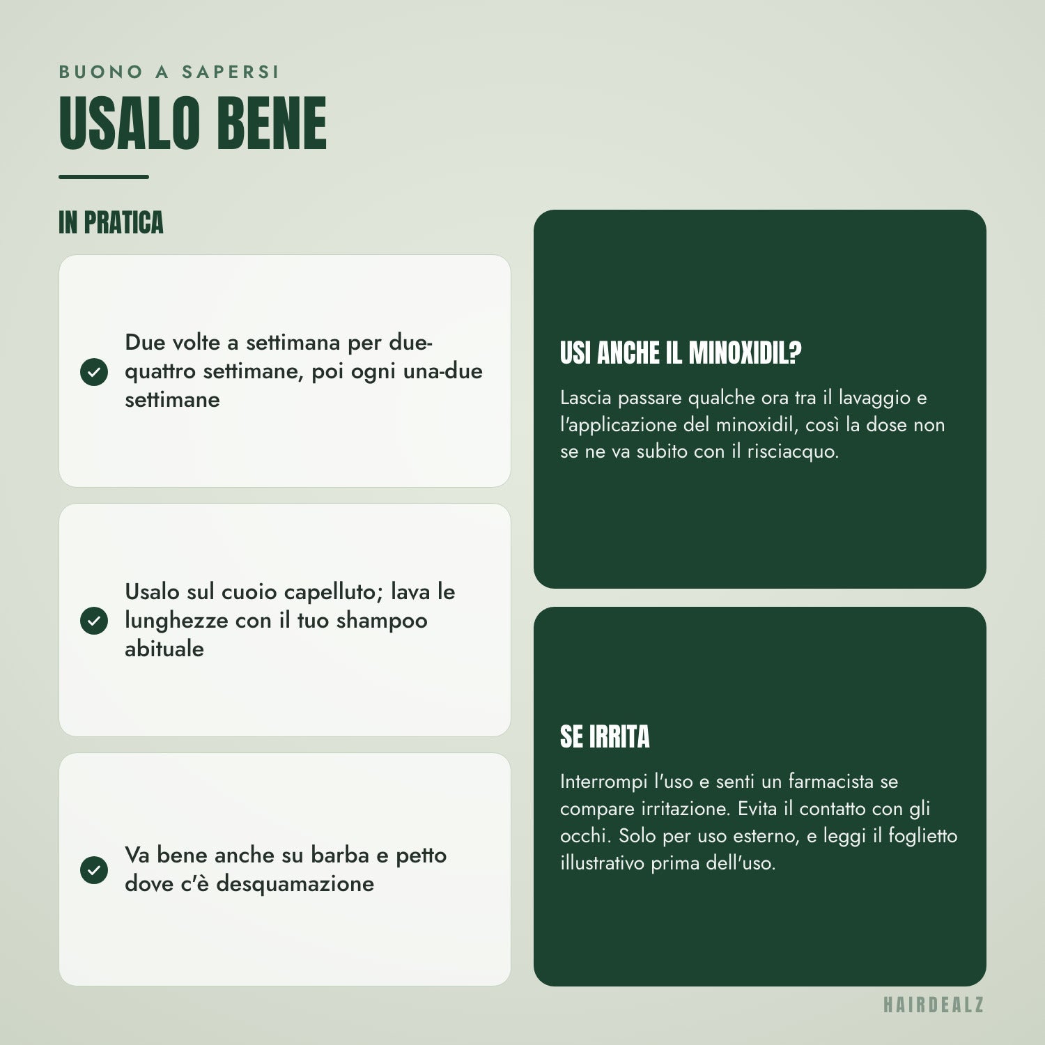 Usare bene Nizoral 2% 60 ml