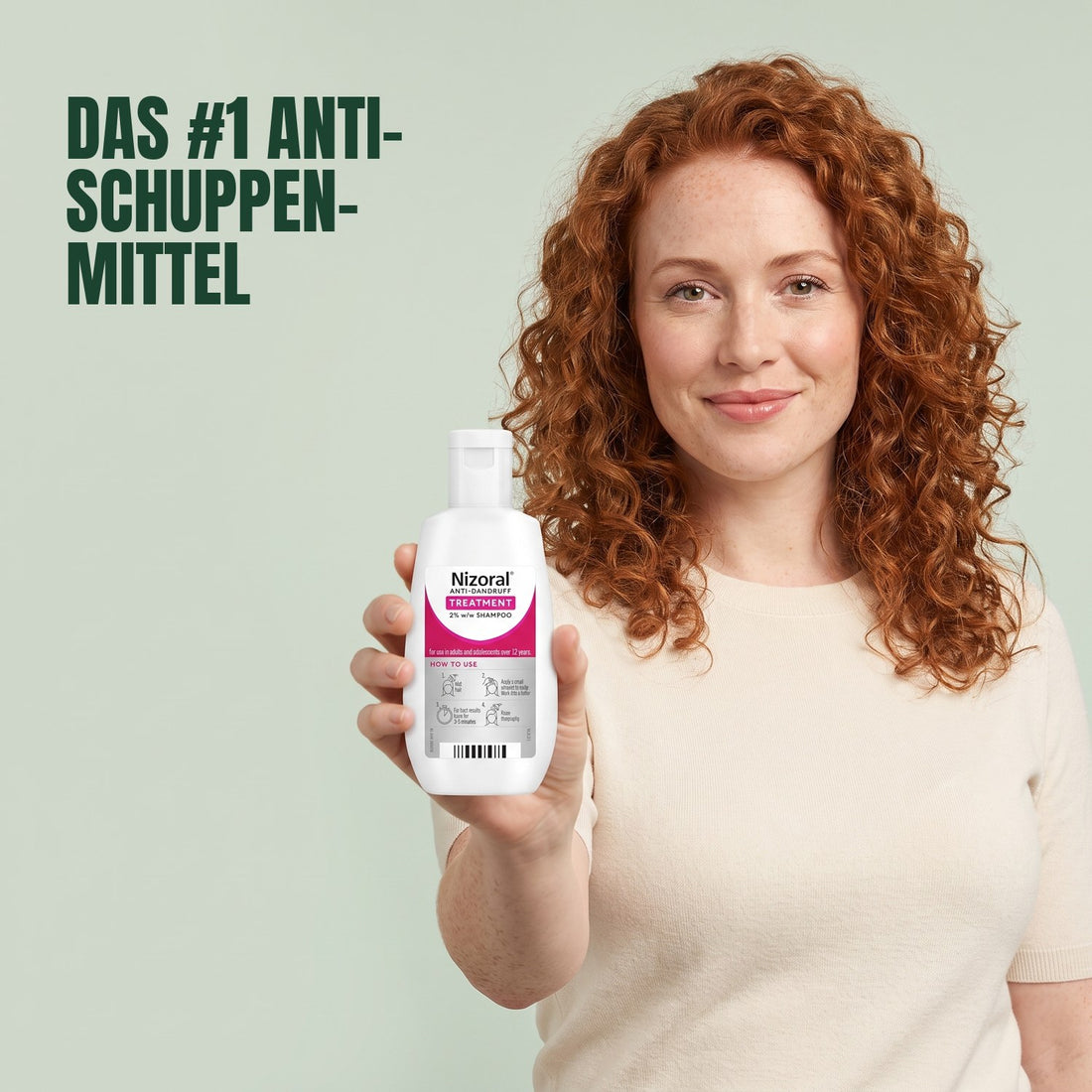 Nizoral Anti-Schuppen-Behandlungsshampoo 2%, 60 ml
