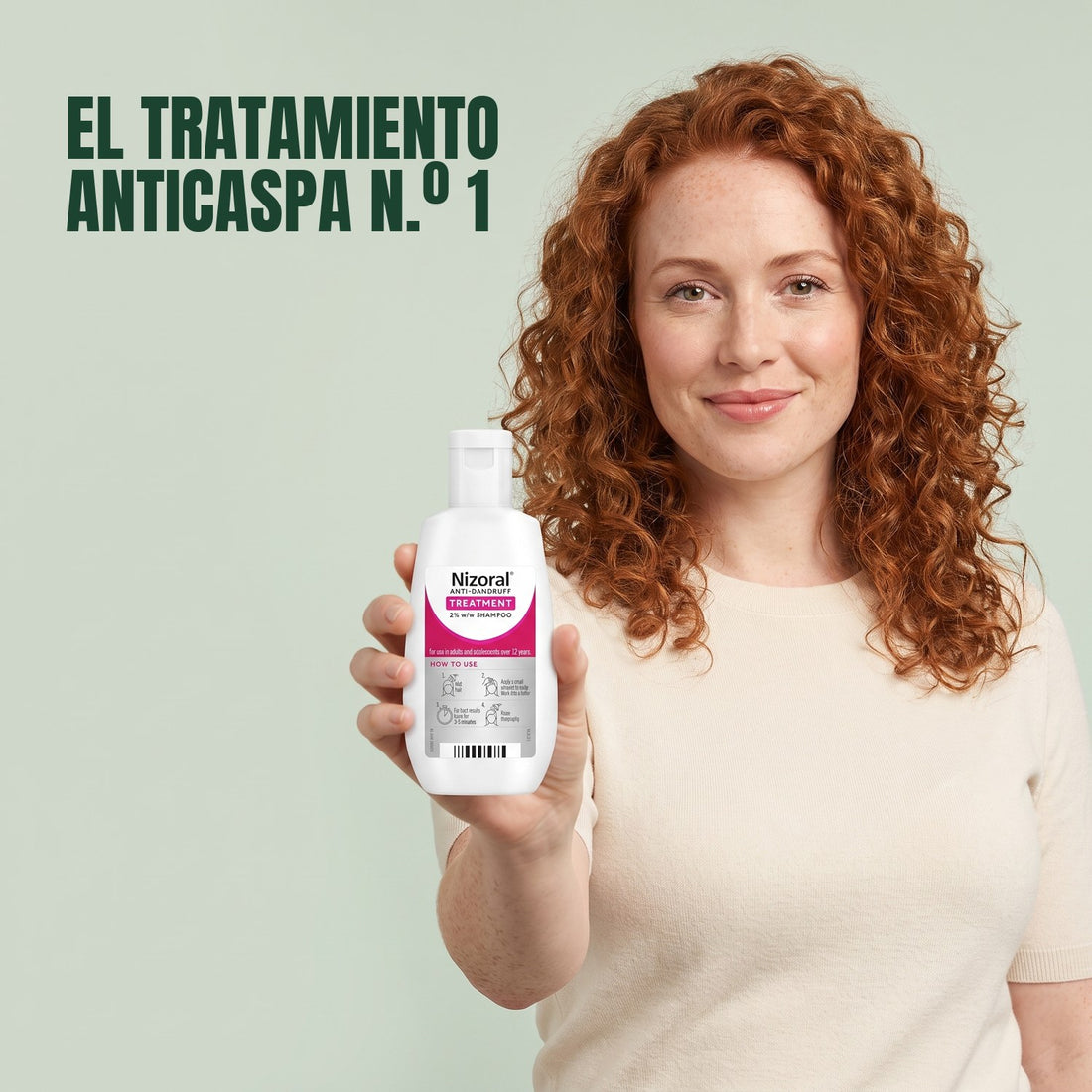 Nizoral champú de tratamiento anticaspa 2%, 60 ml