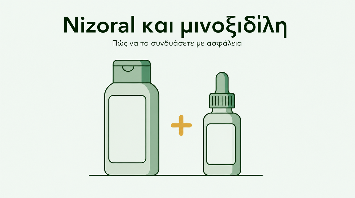 Συνδυασμός Nizoral και μινοξιδίλης