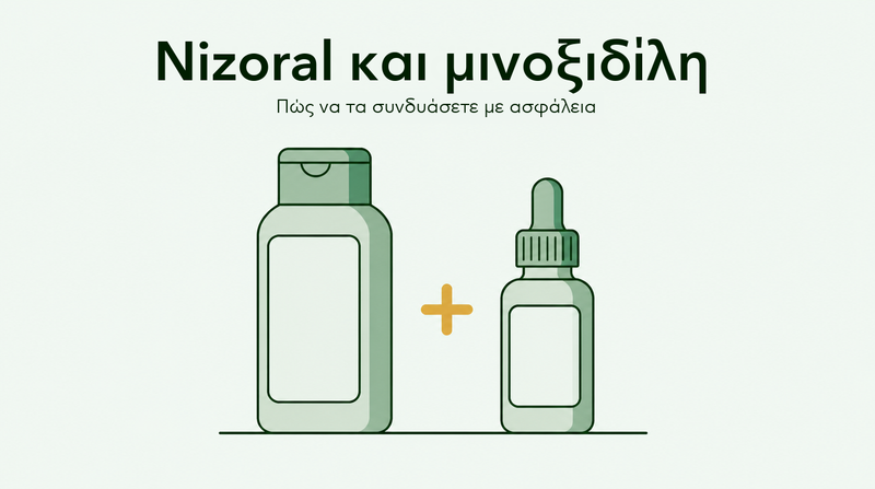 Συνδυασμός Nizoral και μινοξιδίλης