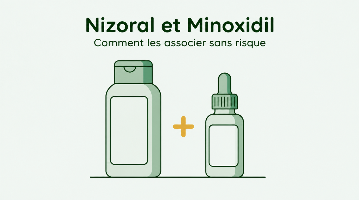 Utiliser Nizoral et minoxidil ensemble