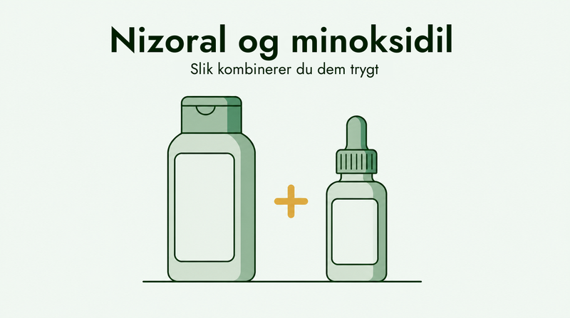 Å bruke Nizoral og minoksidil sammen