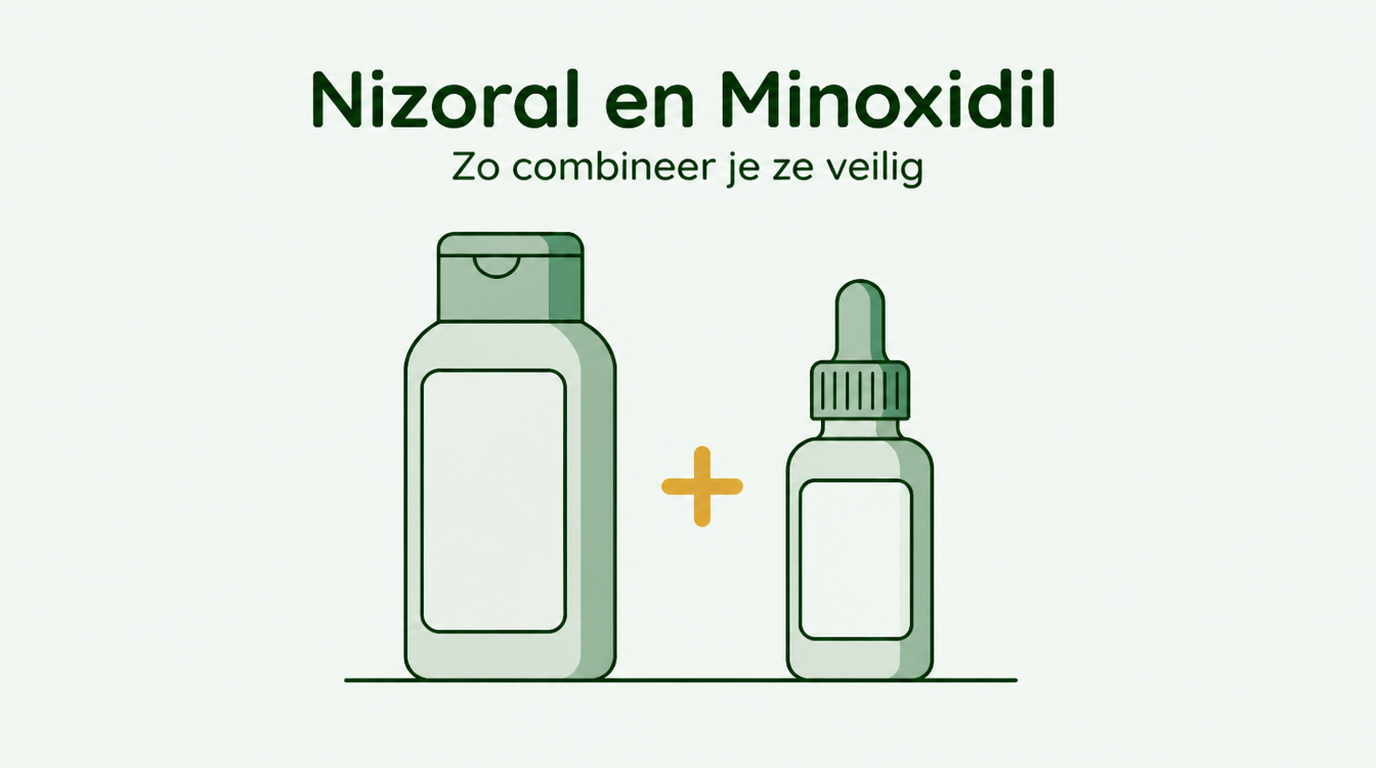 Nizoral en minoxidil samen gebruiken