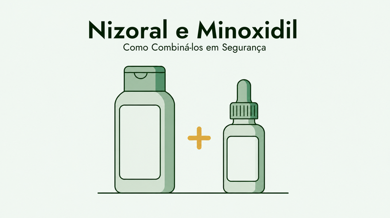 Usar Nizoral e minoxidil em conjunto