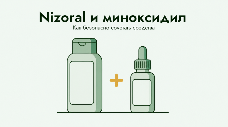 Совместное применение Nizoral и миноксидила