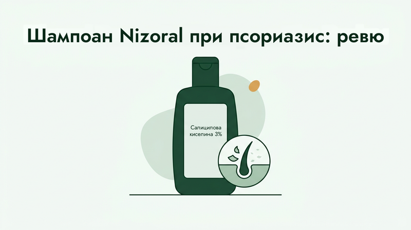 Ревю на Nizoral шампоан против псориазис