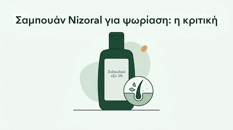 Κριτική για το σαμπουάν κατά της ψωρίασης Nizoral