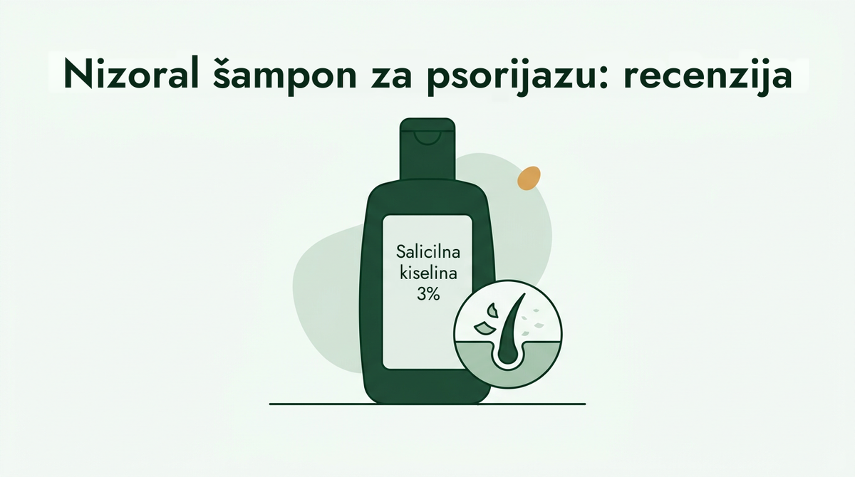 Recenzija Nizoral šampona protiv psorijaze