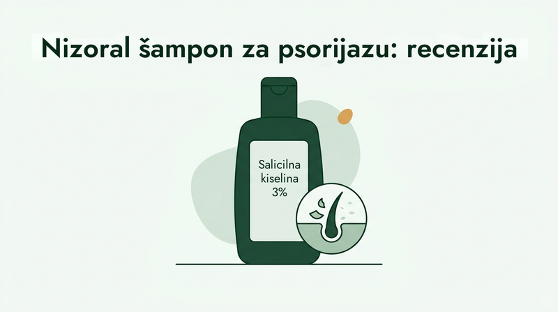 Recenzija Nizoral šampona protiv psorijaze