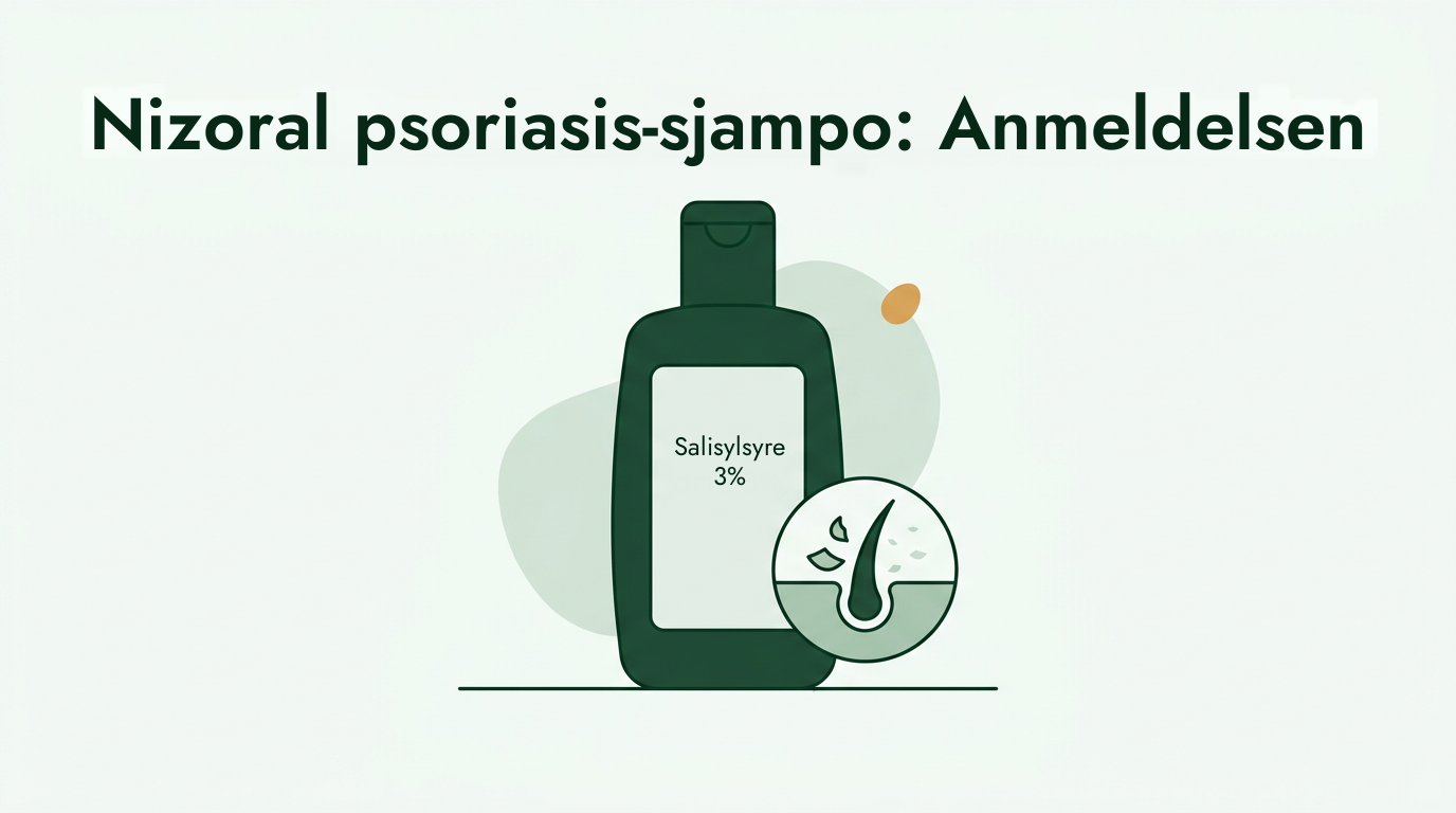 anmeldelse av Nizoral psoriasissjampo