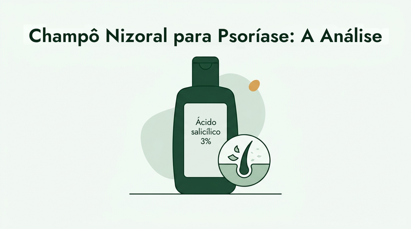 Análise ao champô Nizoral para psoríase