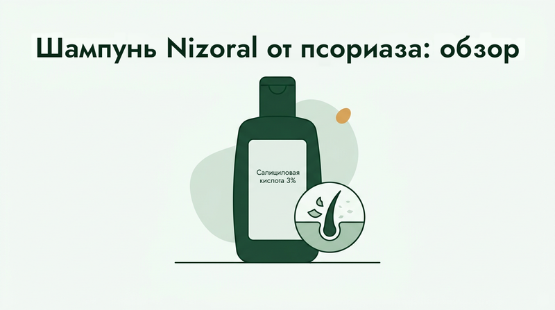обзоре шампуня Nizoral от псориаза