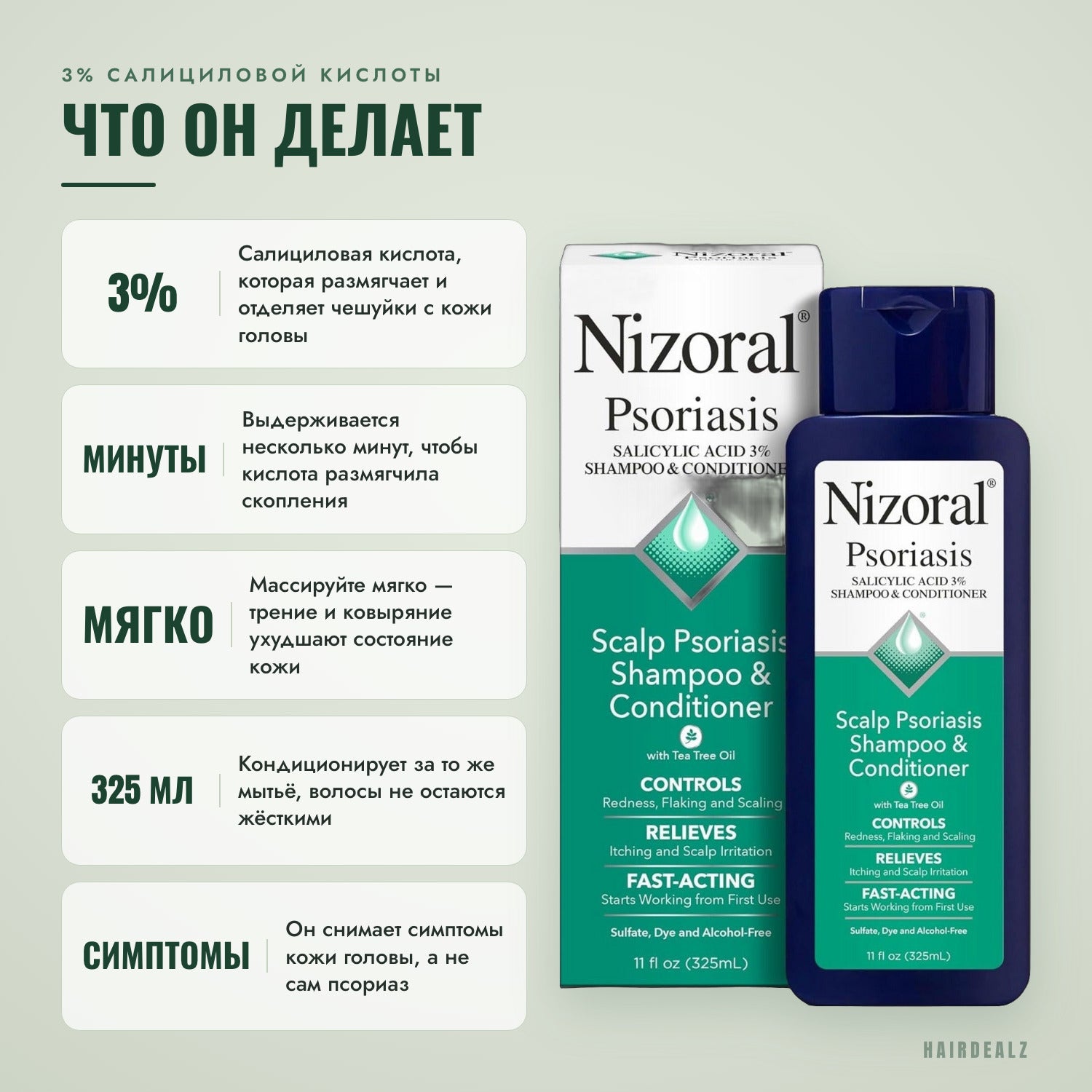 Для чего нужен Nizoral Psoriasis