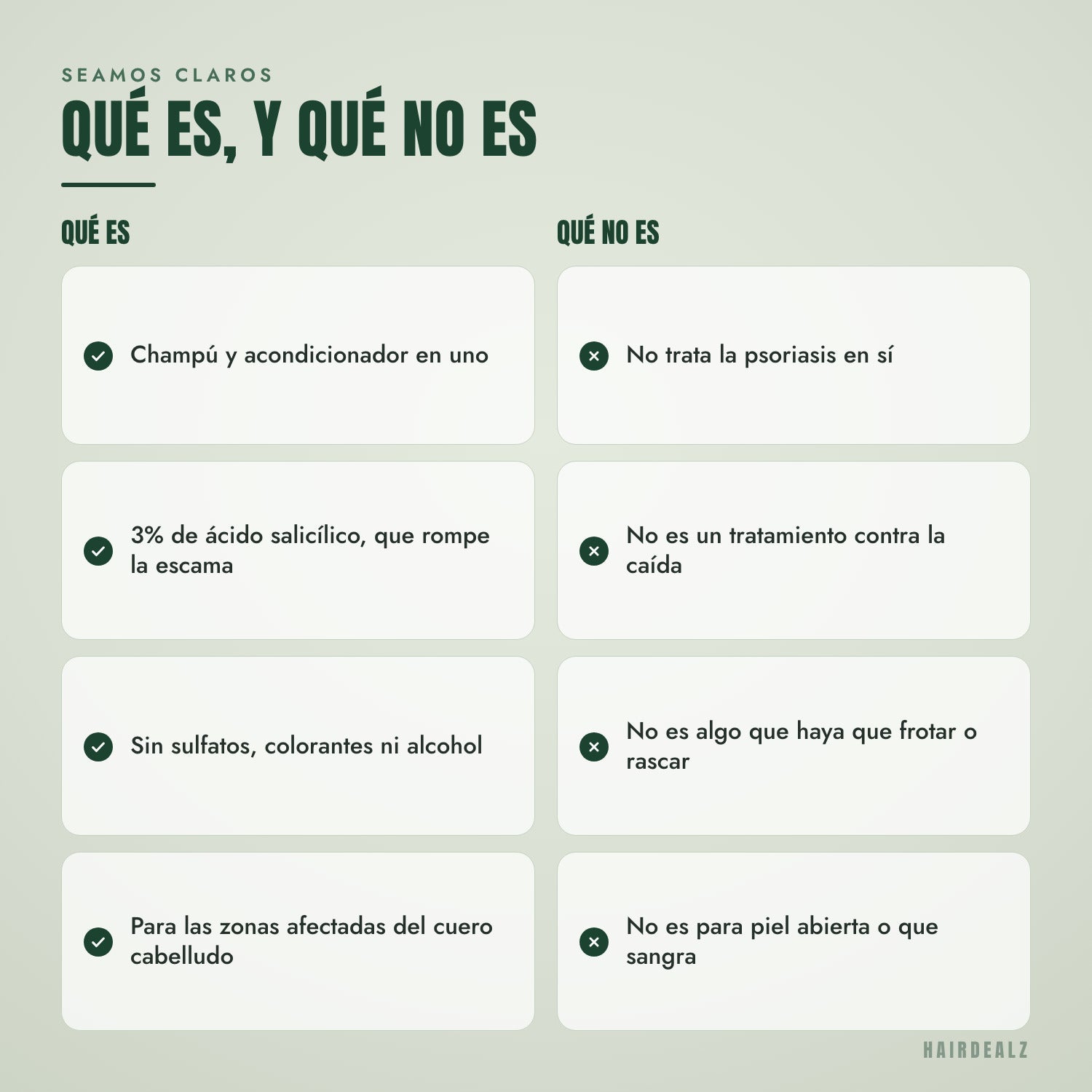 Qué es Nizoral Psoriasis y qué no es
