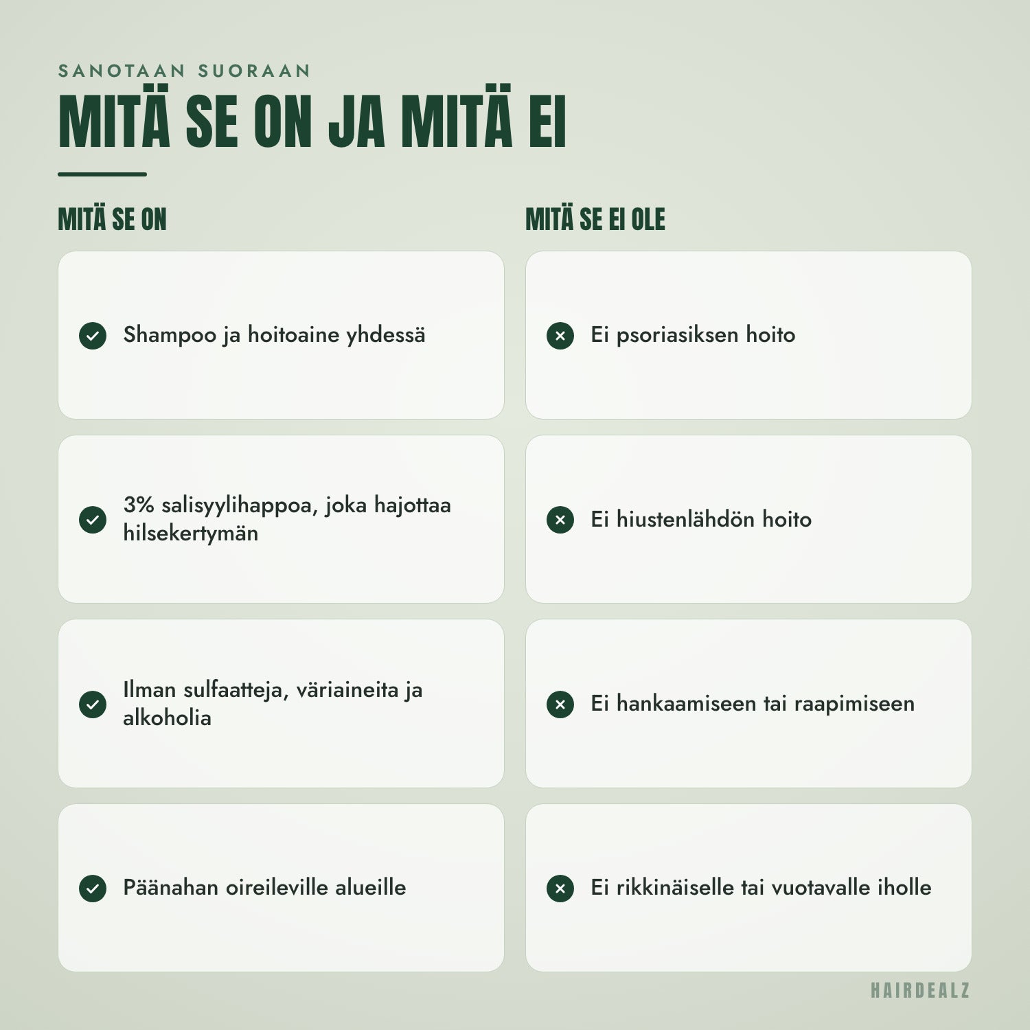 Mitä Nizoral Psoriasis on ja mitä se ei ole