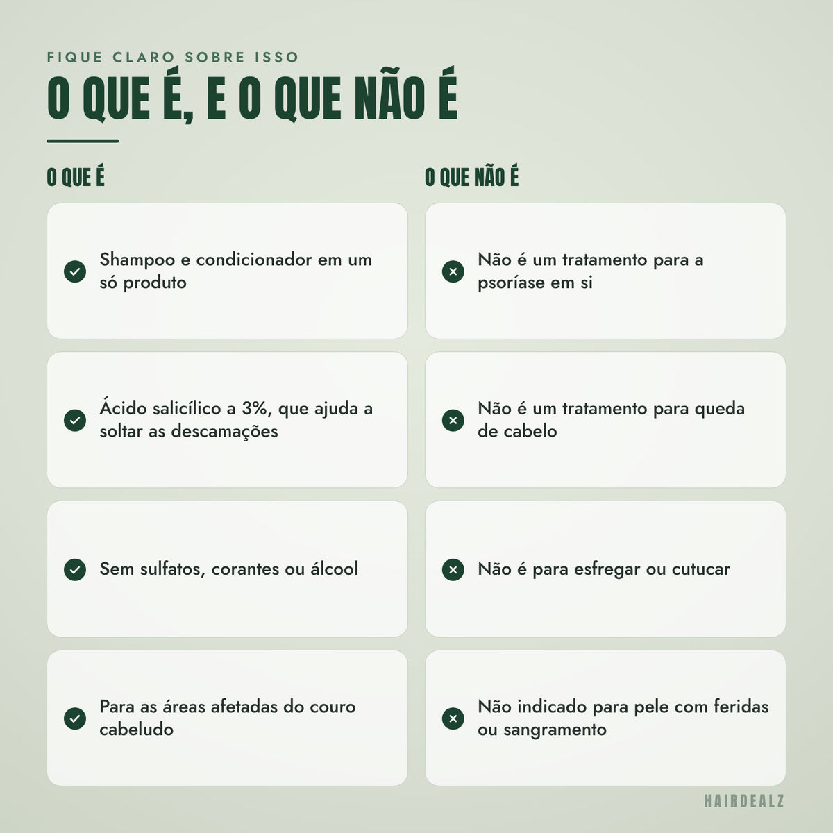 O que o Nizoral Psoriasis é, e o que não é