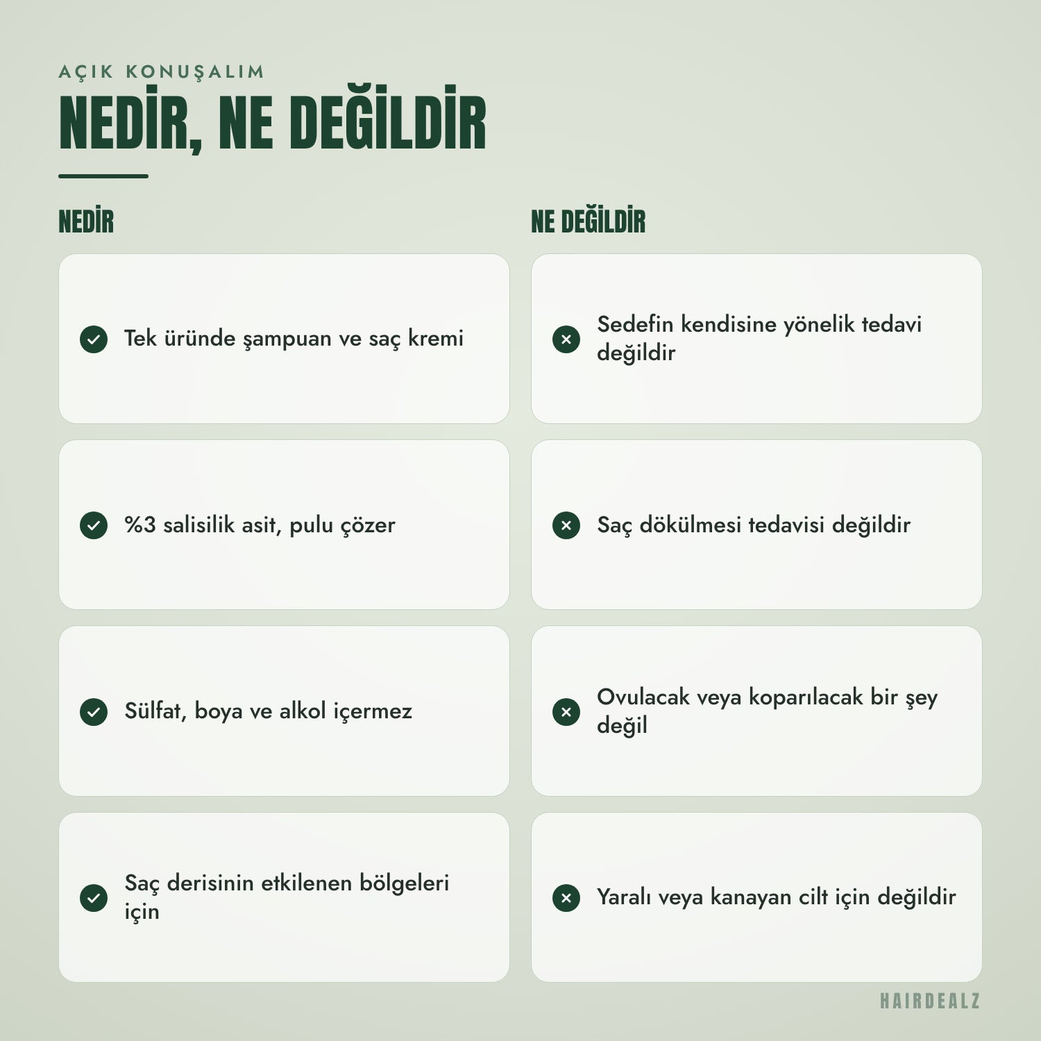 Nizoral Psoriasis nedir, ne değildir