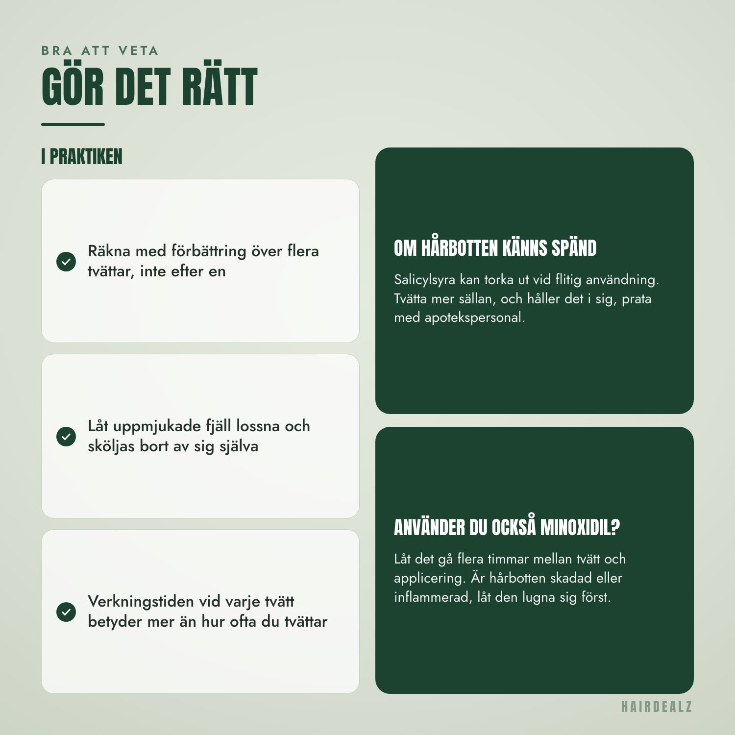 Så använder du Nizoral Psoriasis rätt