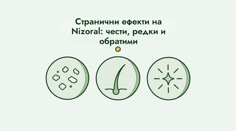 Странични ефекти на Nizoral, чести и редки