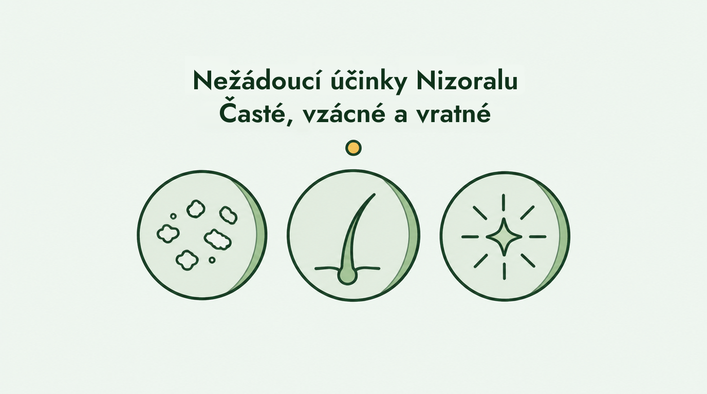 Vedlejší účinky Nizoralu, časté i vzácné