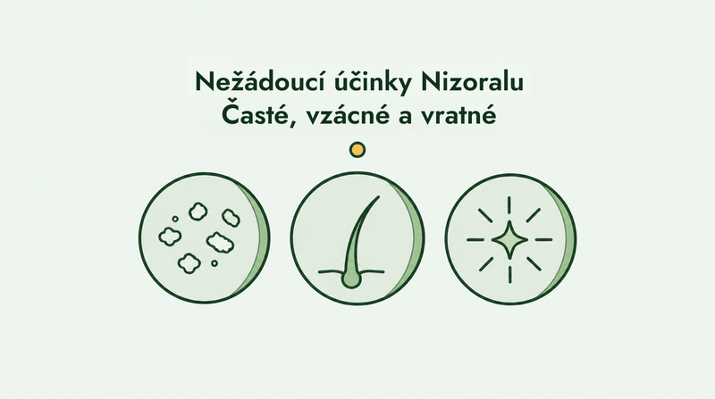 Vedlejší účinky Nizoralu, časté i vzácné