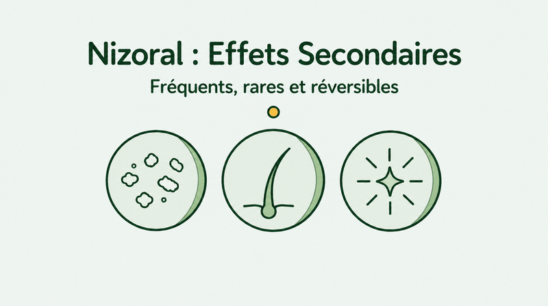 Effets secondaires du Nizoral, fréquents et rares