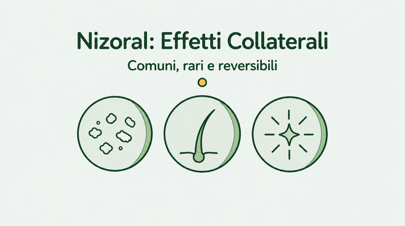 Effetti collaterali di Nizoral, comuni e rari
