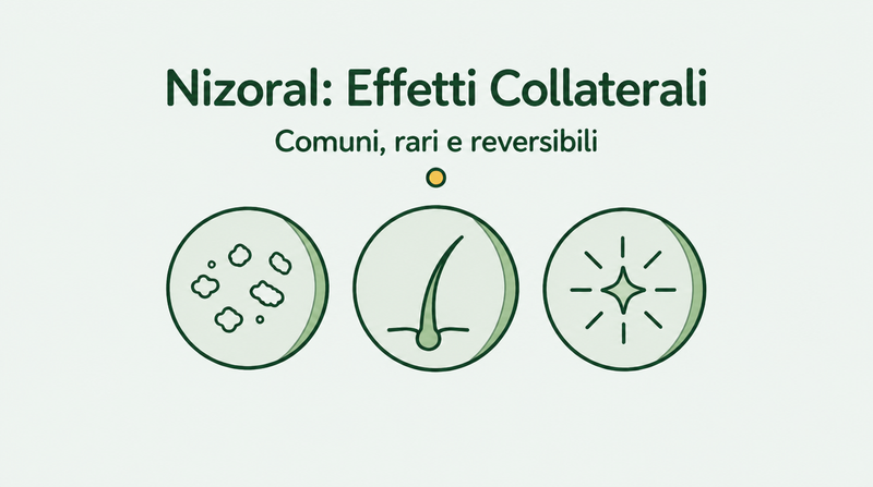 Effetti collaterali di Nizoral, comuni e rari