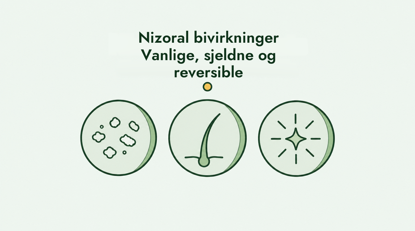 Bivirkninger av Nizoral, vanlige og sjeldne