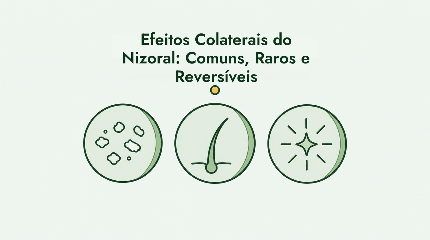 Efeitos colaterais do Nizoral, comuns e raros
