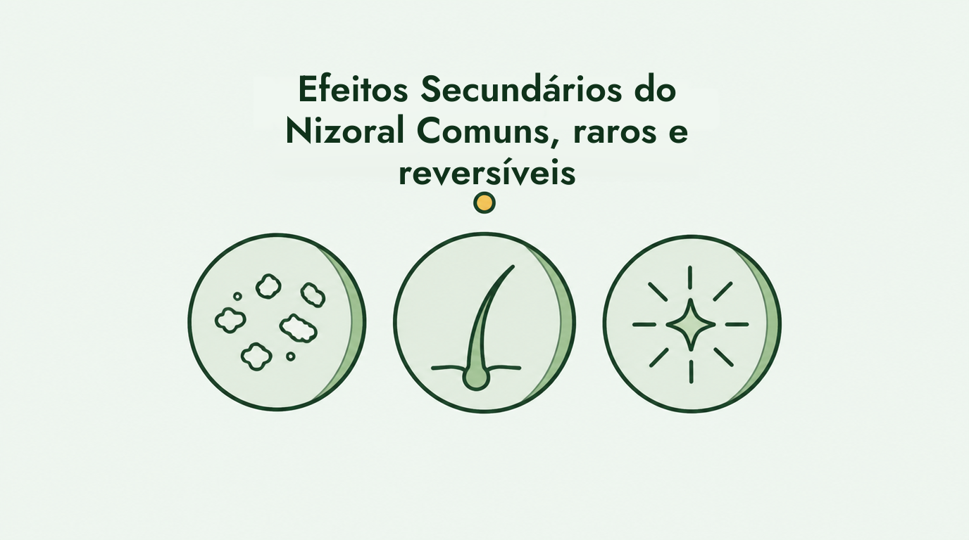 Efeitos secundários do Nizoral, comuns e raros