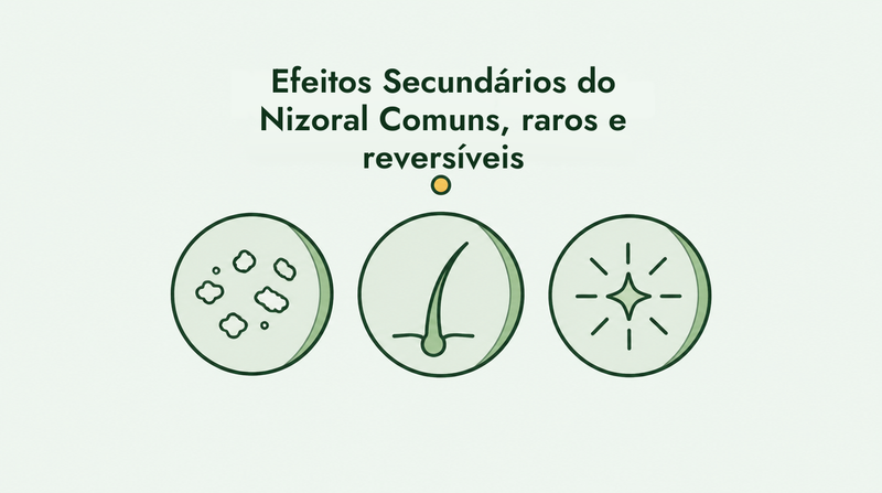 Efeitos secundários do Nizoral, comuns e raros
