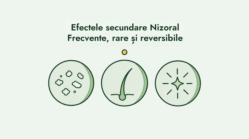 Efecte secundare Nizoral, frecvente și rare
