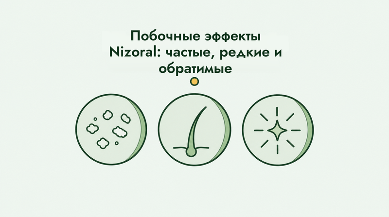 Побочные эффекты Nizoral: частые и редкие