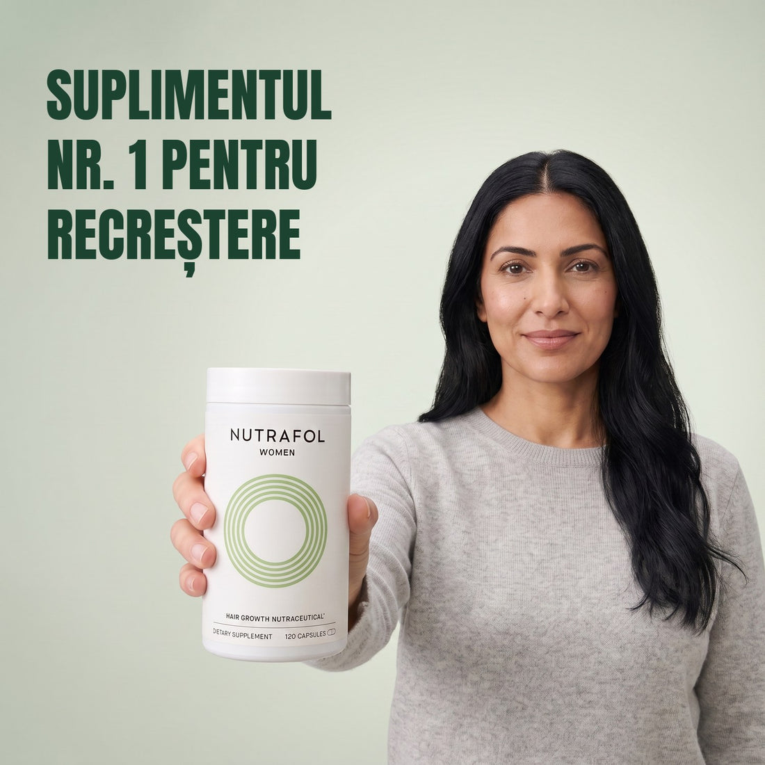 Nutrafol pentru femei 18-44 ani — 2 borcane a 120 capsule, rezervă pentru 2 luni