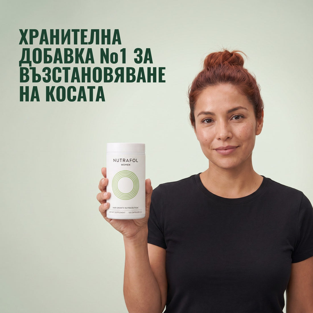 Nutrafol за жени на 18-44 години — 3 бурканчета по 120 капсули, запас за 3 месеца