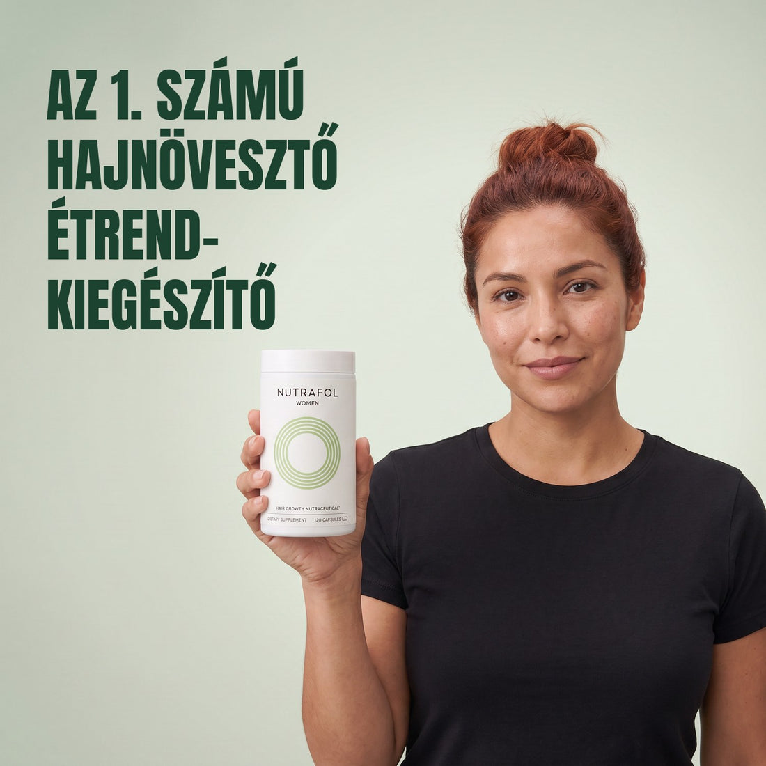 Nutrafol nőknek 18-44 év — 3 tégely, egyenként 120 kapszula, 3 havi adag
