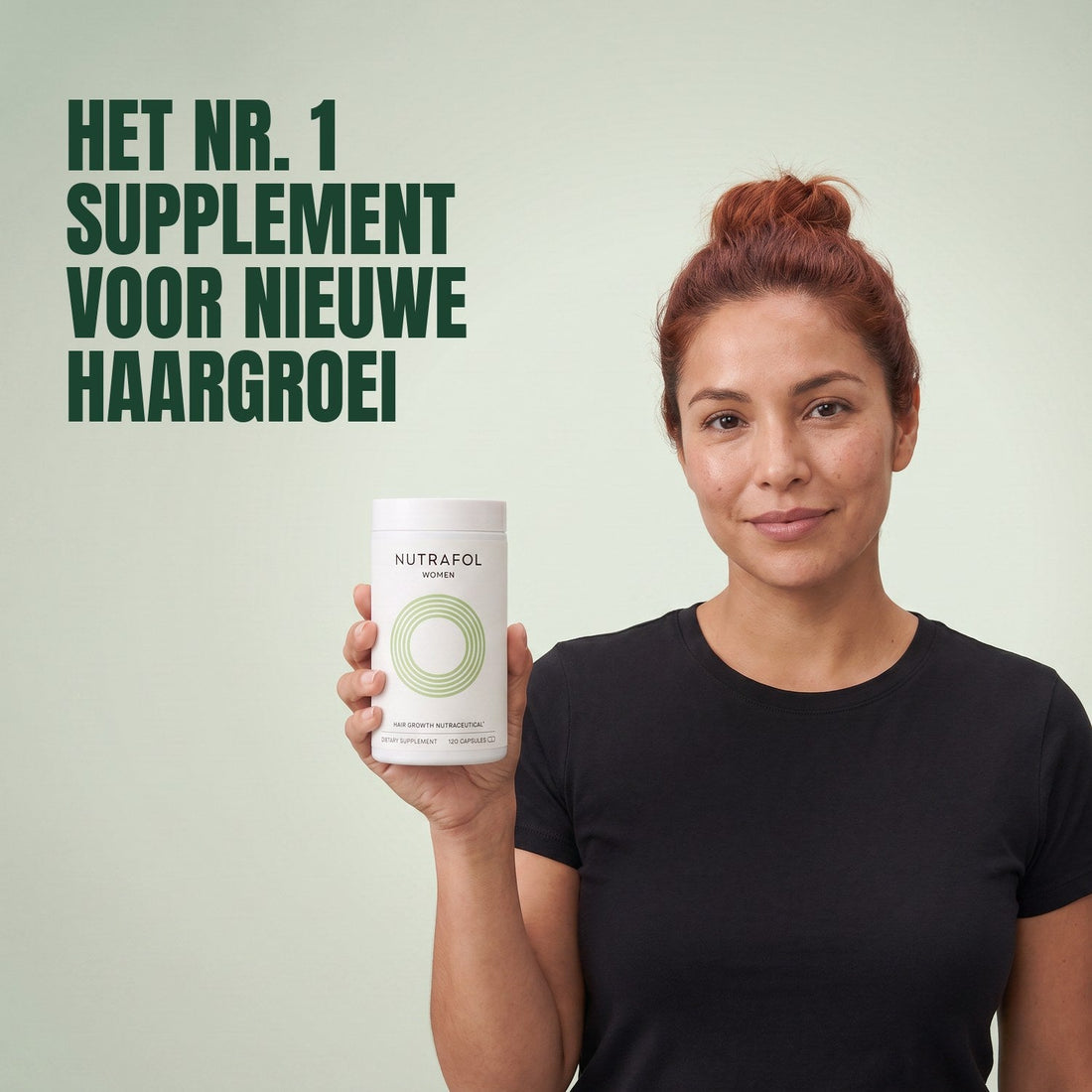 Nutrafol voor vrouwen 18-44 jaar — 3 potten van 120 capsules, 3 maanden voorraad