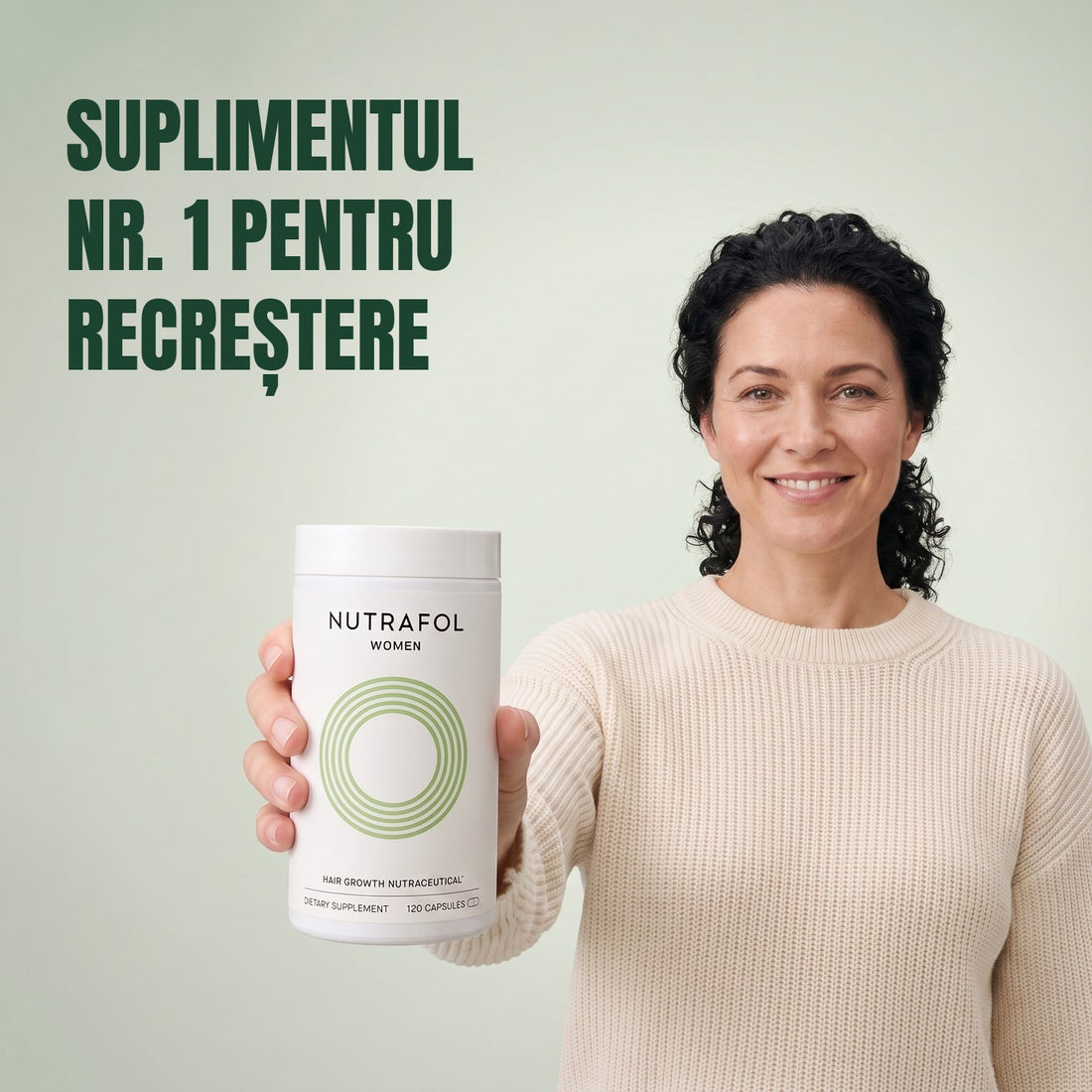 Nutrafol pentru femei 18-44 ani — 4 borcane a 120 capsule, rezervă pentru 4 luni