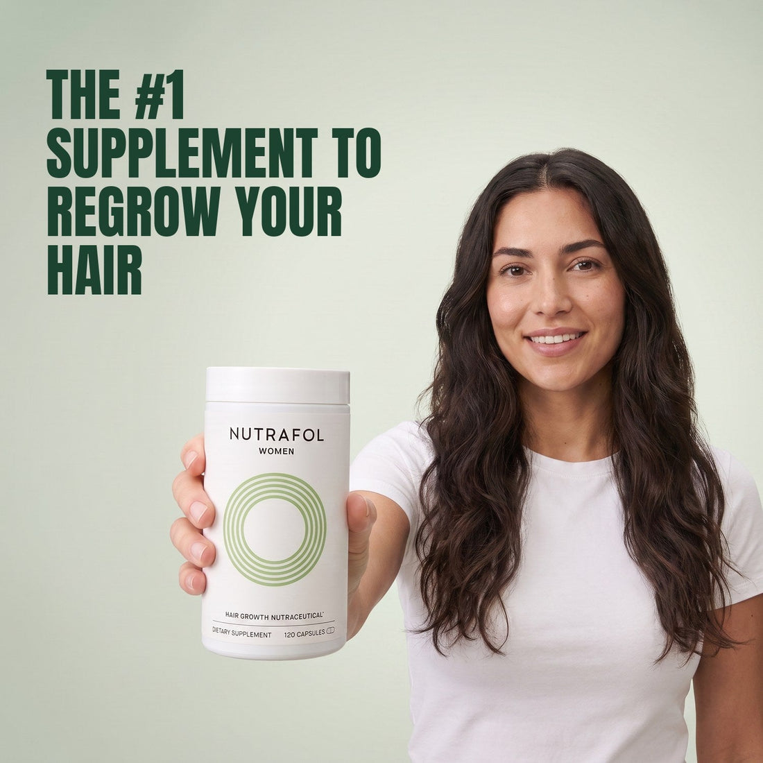 Nutrafol for Women 18-44 years — 5 jars of 120 capsules, 5 month supply