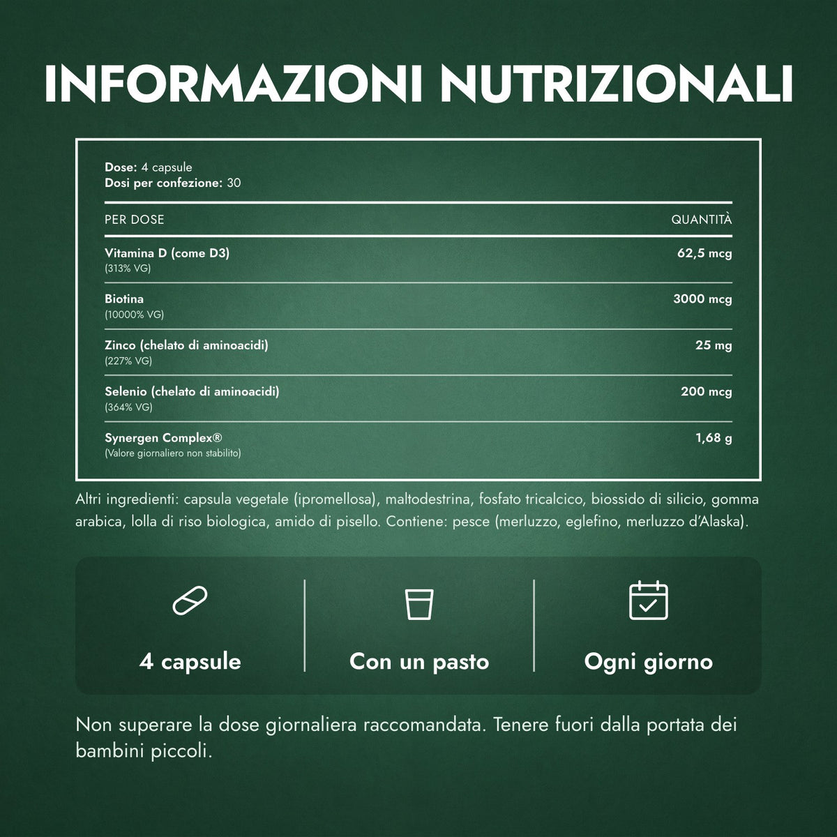 Informazioni nutrizionali: Nutrafol Women